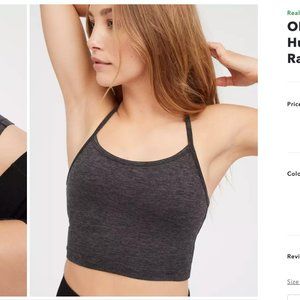 Cropped Aerie Longline Racerback Sports Bra